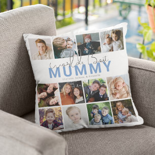 Beste Mummy Ter Wereld Fotocollage Kussen