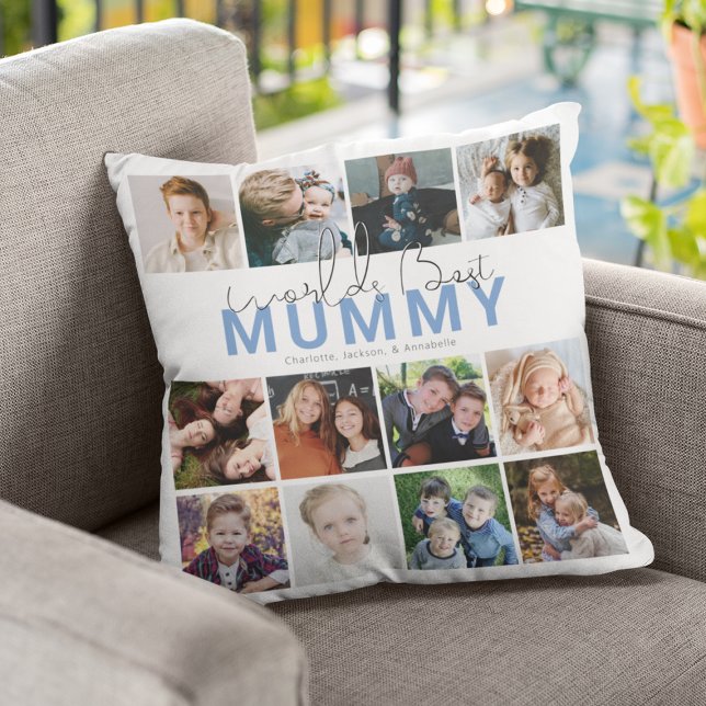 Beste Mummy Ter Wereld | Fotocollage Kussen (Creator heeft geüpload)