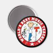 Beste muziekdocent Magnet ter wereld (Voorkant / Achterkant)