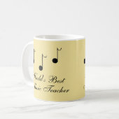 Beste muziekleraar koffiemok (Voorkant links)