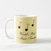 Beste muziekleraar koffiemok (Links)