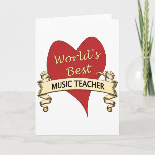 Beste muziekleraar ter wereld kaart
