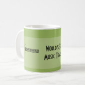 Beste muziekleraar ter wereld koffiemok (Voorkant links)
