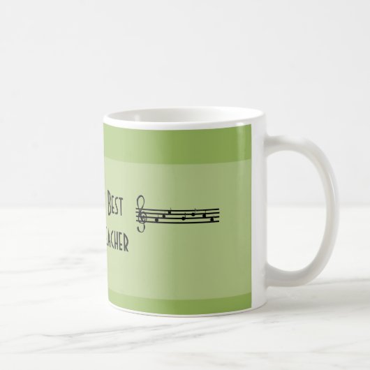 Beste muziekleraar ter wereld koffiemok (Rechts)