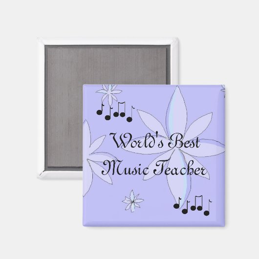 Beste muziekleraar ter wereld magneet (Voorkant / Achterkant)