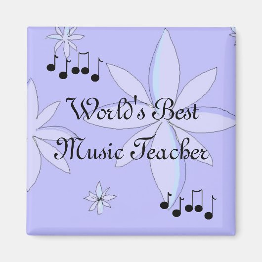 Beste muziekleraar ter wereld magneet (Voorkant)