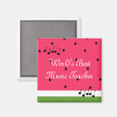 Beste muziekleraar ter wereld magneet (Voorkant / Achterkant)