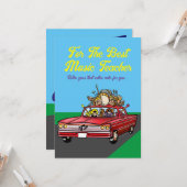 Beste muziekleraar, vlakker kaart (Voorkant / Achterkant in situ)