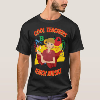 Beste muziekleraar waardering t-shirt
