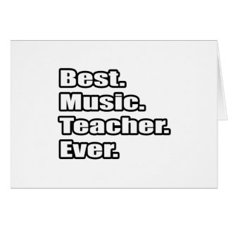 Beste muzieknoleraar ooit