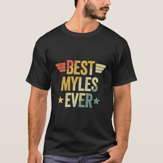 Beste Myles ooit T-shirt (Voorkant)