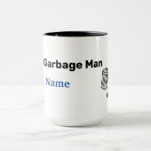 Beste naam mok voor vuilnisman (Midden)