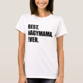 Beste Nagymama ooit Hongaarse grootmoeder T-shirt (Voorkant)