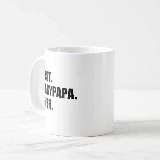 Beste Nagypapa ooit Hongaarse grootvader Koffiemok (Voorkant links)