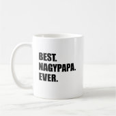 Beste Nagypapa ooit Hongaarse grootvader Koffiemok (Links)