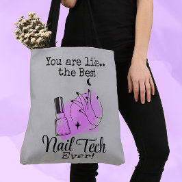 Beste Nail Tech Manicurist Crossbody Canvas tas