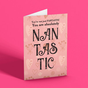 Beste Nan Verjaardag Kaart