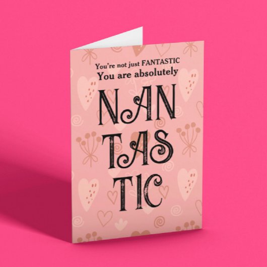 Beste Nan Verjaardag Kaart