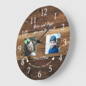 Beste Nana en Papa kleinkinderen 2 Foto Collage Ho Grote Klok (Hoek)