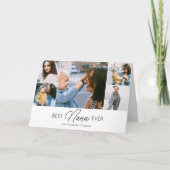 Beste Nana Ever Calligrafie-fotokaart Kaart (Voorkant)