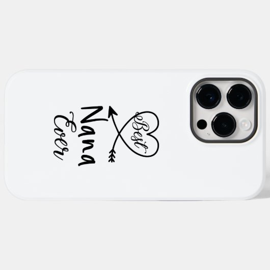 Beste Nana Ever Case-Mate iPhone Case (Achterkant (horizontaal))