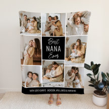 Beste NANA Ever Custom Fleece Blanket