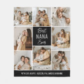Beste NANA Ever Custom Fleece Blanket Deken (Voorkant)
