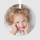 Beste Nana Ever | Foto van Trendy Burgundy Boho Fl Ornament (achterkant)