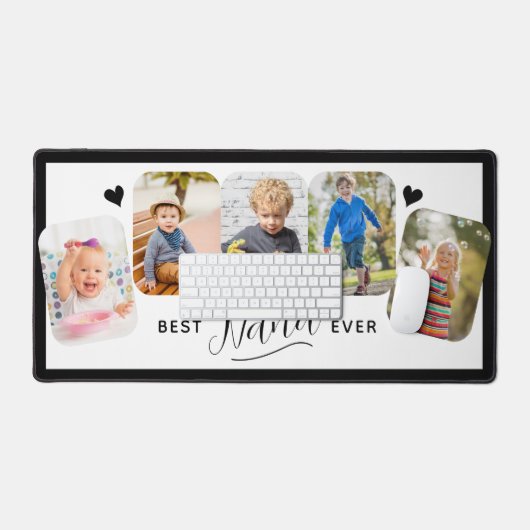 Beste Nana Ever Kalligrafie 5 Photo Desk Mat (Keyboard & Muis)