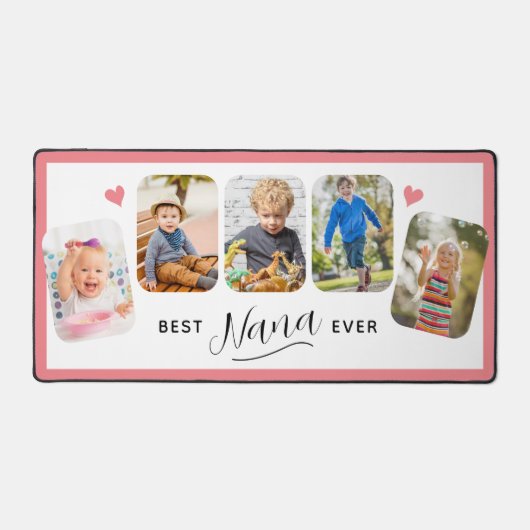 Beste Nana Ever Kalligrafie 5 Photo Desk Mat (Voorkant)