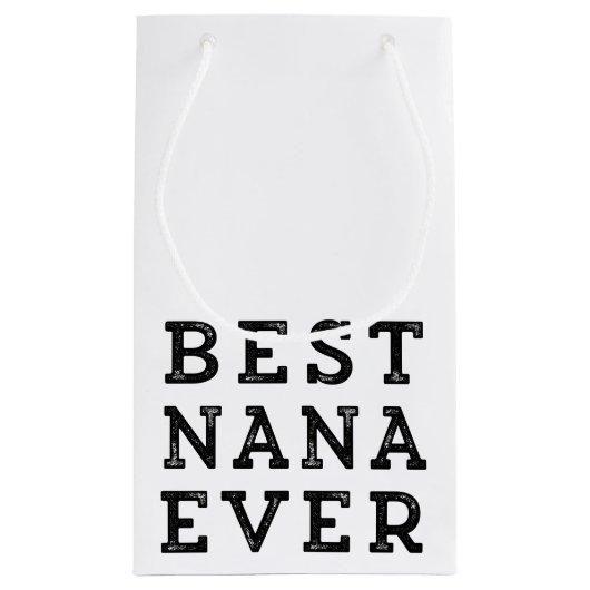 Beste Nana Ever Klein Cadeauzakje (Achterkant)