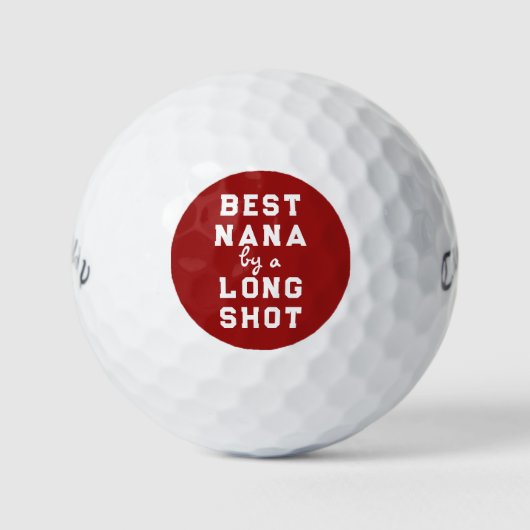 Beste Nana Gift Golfballen (Voorkant)