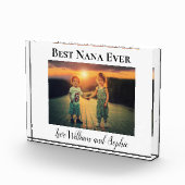 Beste Nana Ooit Aangepaste Foto Blok (Rechts)
