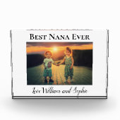 Beste Nana ooit Custom Photo Block Fotoblokken (Voorkant)