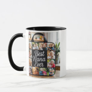 Beste Nana Ooit Custom Photo Collage Mok – Persoon