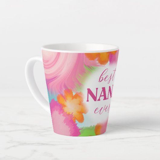 Beste Nana ooit Design-25972 Latte Mok (Linkerhoek)