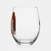 Beste Nana ooit Foto Stemless wijnglas Zonder Voet (Rechts)