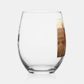 Beste Nana ooit Foto Stemless wijnglas Zonder Voet (Links)