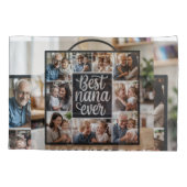 Beste Nana ooit gepersonaliseerde foto Kussensloop (Achterkant)