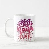 BESTE NANA OOIT GLITTER CUSTOM TYPOGRAPHY KOFFIEMOK (Links)