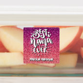 BESTE NANA OOIT GLITTER CUSTOM TYPOGRAPHY LABELS (Aangebracht)