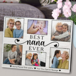 Beste Nana Ooit Hart Foto Collage Keepsake Fotoplaat