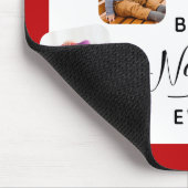 Beste Nana Ooit Kalligrafie 5 Foto Rood Muismat (Hoek)