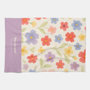 Beste Nana Ooit Keukenhanddoek – Bloemontwerp