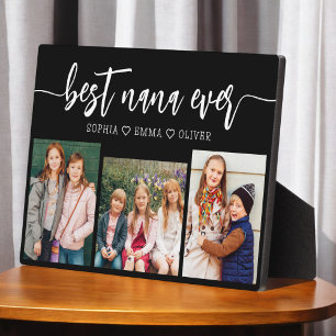 Beste Nana ooit - Kleinkinderen Fotocollage Fotoplaat