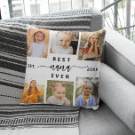 Beste NaNa Ooit - Kleinkinderen Fotocollage Kussen<br><div class="desc">Vier de "Beste NaNa Ooit" met deze gepersonaliseerde kleinkinderen Photo Collage Sierkussen. Dit doordachte geschenk heeft een liefdevol gerangschikte collage van gekoesterde foto's die speciale momenten vastleggen, aangevuld met een oprechte boodschap. Gemaakt van hoogwaardige, zachte stof, biedt het zowel comfort als stijl aan elke woonruimte. De verwijderbare dekking is machine...</div>