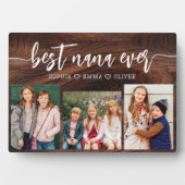 Beste Nana Ooit - Kleinkinderen Hout Fotocollage Fotoplaat (voorkant)