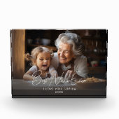Beste Nana ooit Schattige kleinkind Keepsake Fotoblokken (Voorkant)