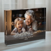 Beste Nana ooit Schattige kleinkind Keepsake Fotoblokken