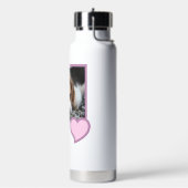 BESTE NANA PINK HEART TEKST PET DOG FOTO WATERFLES (Links)